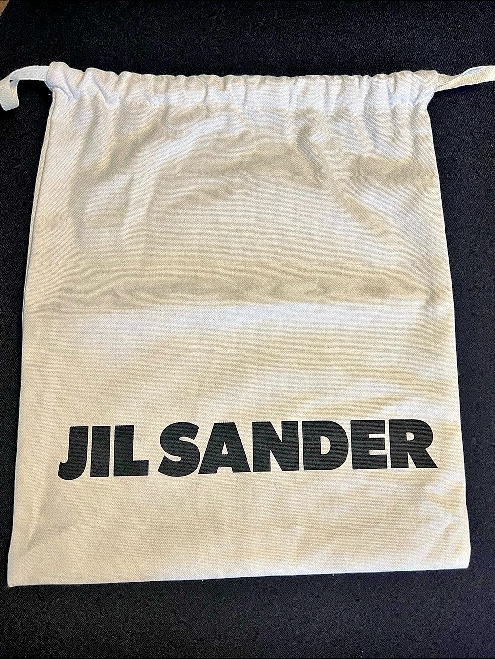 Jil Sander Drawstring Pouch in White